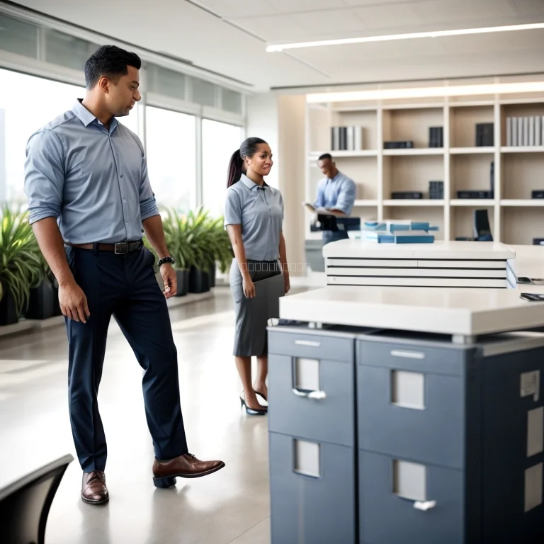 移転作業の流れ図